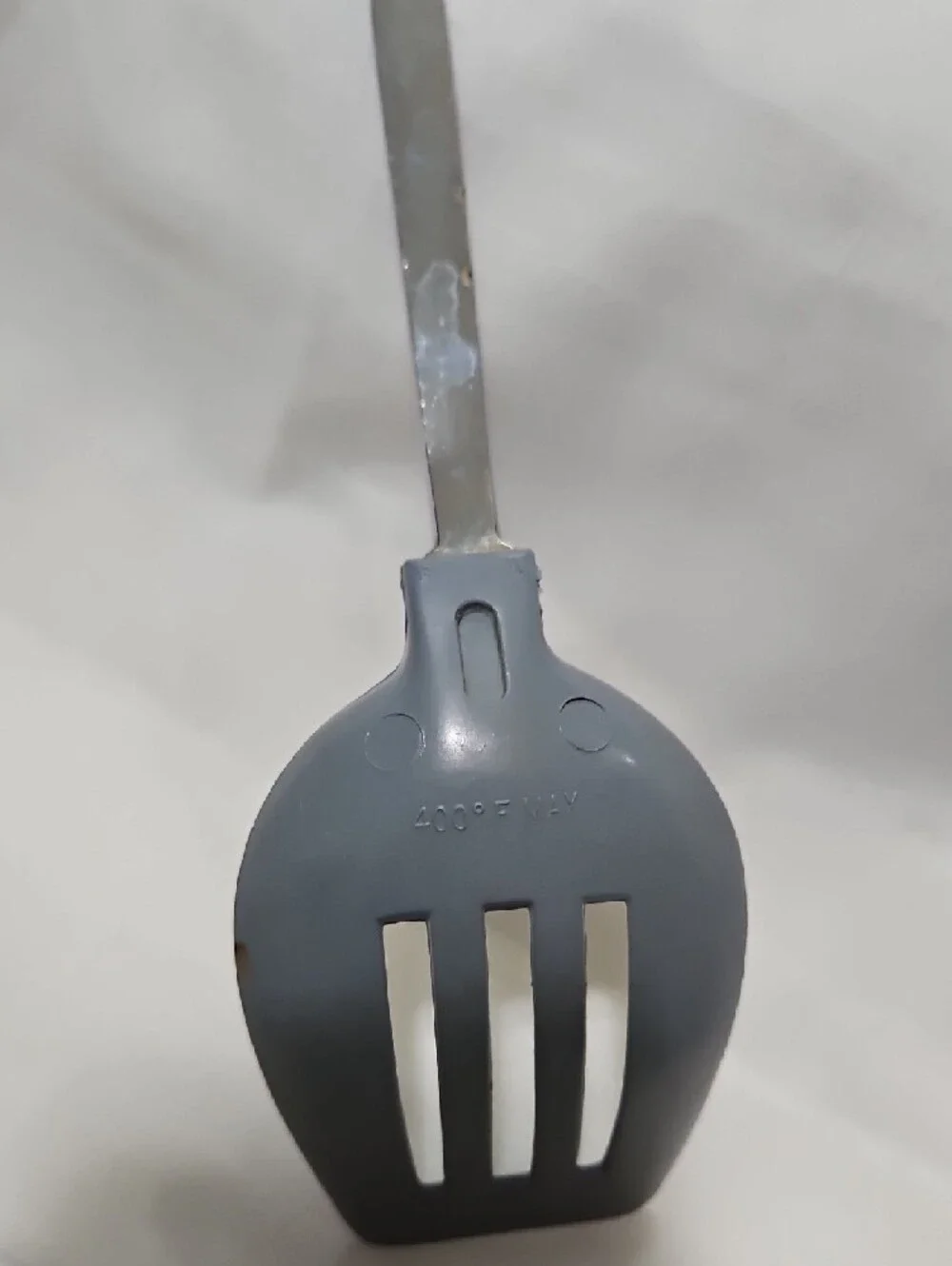 Iris Floral Handle Slotted Spoon Turner Spatula Matches Corning Dishes